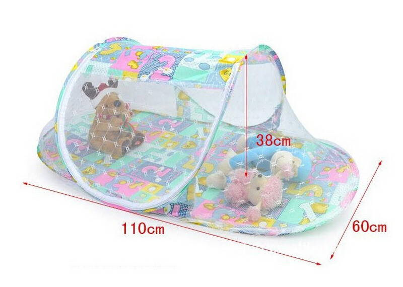2017 Summer Portable Baby Mosquito Insect Cradle Net Folding Baby Bed Crib Mosquito Net Baby Infant Bedding Mesh Crib Netting