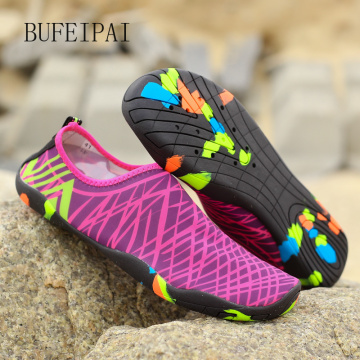 Summer Shoes Men Breathable Aqua Shoes Women Rubber Sneakers Adult Beach Slippers Upstream Shoes Swimming Sandals Diving Socks