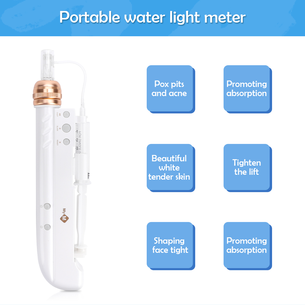 Skin Injector Pen Injector Water Mesotherapy Hydra Injector Meso Guns Derma Pen Facial Treatment Machine Microneedle Skin Care