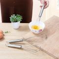(8/10/12 Inches) Stainless Steel Egg Beater Hand Whisk Mixer Handle Wire Whisk Butter Whisk Kitchen Baking Cooking Gadgets