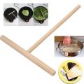 1PC Crepe Maker Pancake Batter Wooden Spreader Stick Home Kitchen Tool DIY Restaurant Canteen Specially Supplies