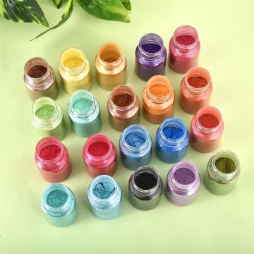 Multi Colors Mica Powder Epoxy Resin Dye Pearl Pigment Natural Mica Mineral Powder Handmade Soap Coloring Powder in Bottle