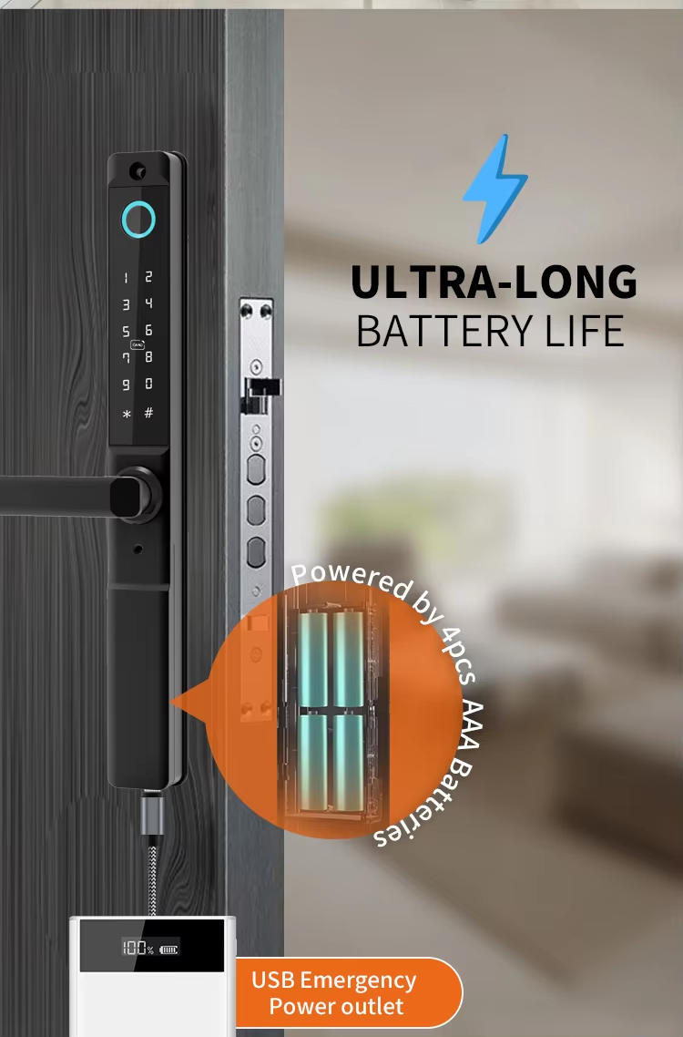 11 smart handle door lock