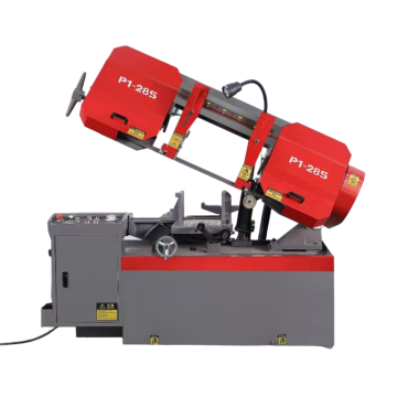 P128S Semi Automatic Metal Cutting Band Saw