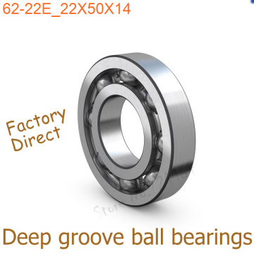 22mm Diameter Deep groove ball bearings 62/22 22mmX50mmX14mm Open ABEC-1 CNC,Motors,Engines,AUTO,Motorcycles,Roller skates