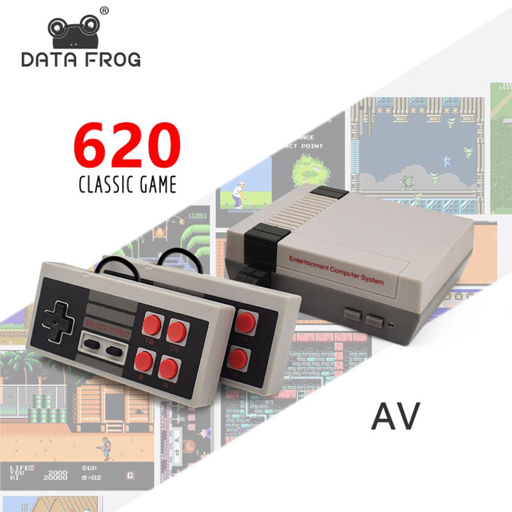 Mini TV Pocket Game Console AV 8-bit Retro Video Game Console Built-in Childhood Classic Built-in 620 Pocket Game Console Best