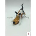 Colorful Happy Dog Glass Sculpture