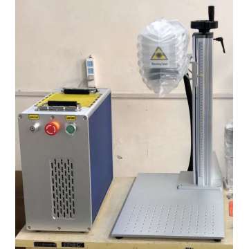 30W MAX Raycus and JPT fiber laser marking machine metal engraving machine with 200*200mm working table