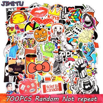 700Pcs Random Stickers Mixed Funny JDM Graffiti Kid's Toy Sticker for DIY Laptop Skateboard Luggage Car Fridge Bicycle Stickers