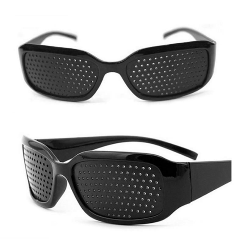 1pc Anti-myopia Pin Hole Glasses Pinhole Sunglasses Eye Exercise Eyesight Improve Natural Healing Vision Care Eyeglass