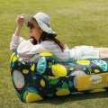 Inflatable Lounger Outdoor Camping Sofa Portable Beach Air Sofa Recliner Traveling Picnics Inflatable Couch Garden Furniture