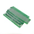 Dropshipping 20pcs 5x7 4x6 3x7 2x8cm double Side Copper prototype pcb Universal Board Fiberglass board for Arduino