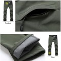 Outdoor Pants Hiking Pants Thick Fall Winter Thermal Fleece Sweat Absorbent Casual Men Hiking Pants Outdoor Camping#c