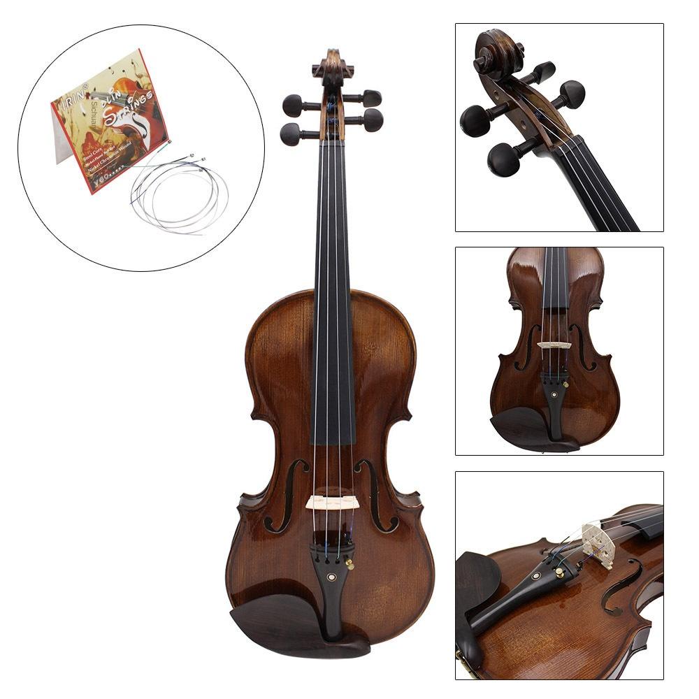 4x A D E G Violin Fiddle Strings Instrument Parts Accessory Musical Gifts