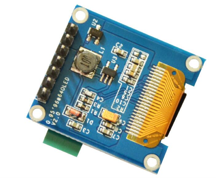 0.95 inch full color OLED Display module with 96x64 Resolution,SPI,Parallel Interface,SSD1331 Controller 7PIN new