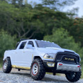 1:32 Simulation Alloy Car Model New Dodge-Ram TRX-Pickup Metal Car Model Sound And Light Pull Back Childs Boy Toy Car Gifts