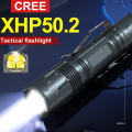 Cree Xhp50 Professional Tactical Flashlight 18650 Rechargeable Led Lantern Hunting Police Mini Flashlight usb Military Led Torch