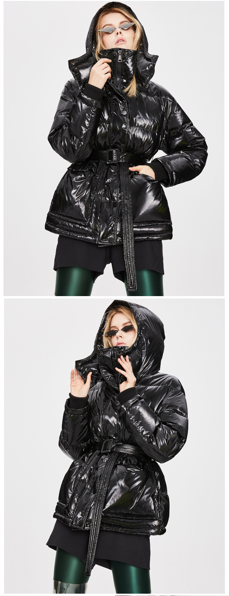 Ladies Thick Sliver Padded Jacket