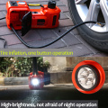 Car Jack 12V 5T 45cm 3 in 1 Electric Hydraulic Floor Rolling Jack Tire Inflator Pump LED Flashlight Safe Hammer