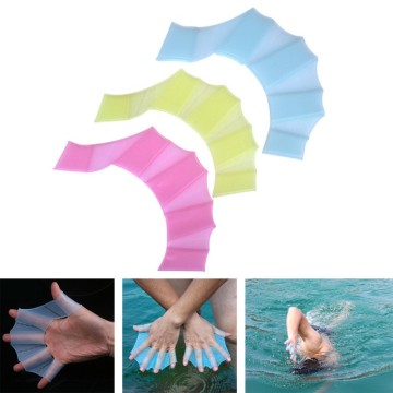 1 pc Adult Children Swim Gloves Flippers Silicone Material Palm Swimming Fins for Diving Webbed Palm Flying Fish