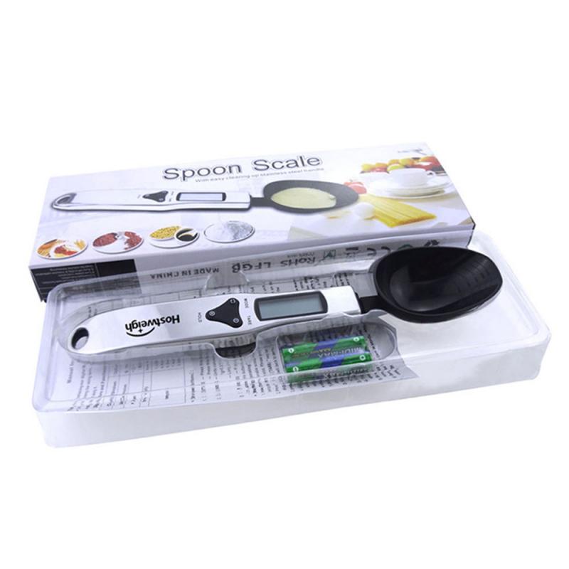 500g/01g Kitchen Cooking Tools LCD Digital Volumn Food Scales Portable Electronic Spoon Scale Weights Cake Tool Measuring Cup