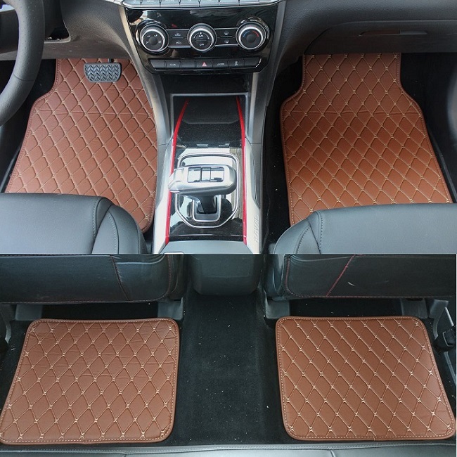 Universal Car Floor Mats Gray Car Interior Accessories Towel Material A Mats Car-styling Protector Fit For All Cars