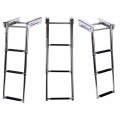 3 Steps Pulley Stainless Steel Under Platform Ladder for boat accessories marine