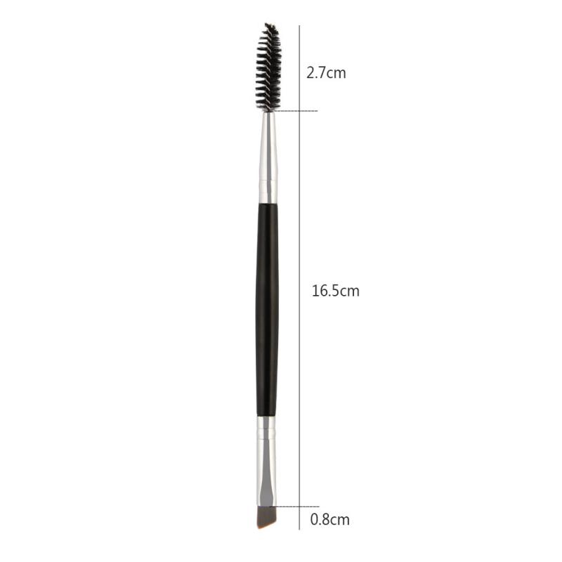 Pro Double Ended Eye Makeup Brush Eyebrow Eyelash Eyeliner Brushes Beauty Makeup Single Liquid Eyeliner Cosmetics Tools