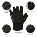 Leather Weight lifting Fitness Gloves Anti-slip Wrist Support Training Gym Gloves for Men Women