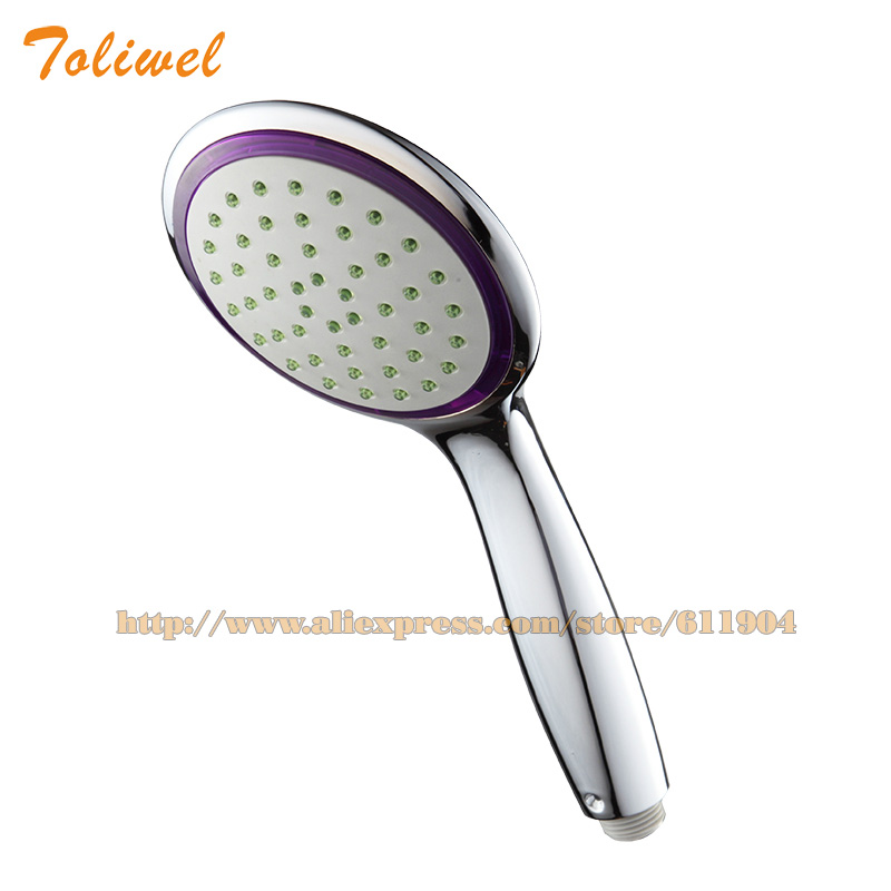 Air-Turbo Water Saving Bathroom Hand Shower Mixer Handheld Shower Head 5 inch 1-Spray Chrome Air Intake Technology