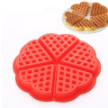 Non-stick Silicone Waffle Mold Kitchen Bakeware Cake Mould Makers for Oven High-temperature waffle mould Baking Tool Set