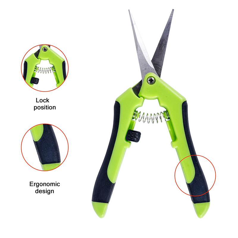 Gardening Shearing Pruning Hand Pruner Functional Cutter Stainless Steel Grape Fruit Shears Pruner Garden Tools