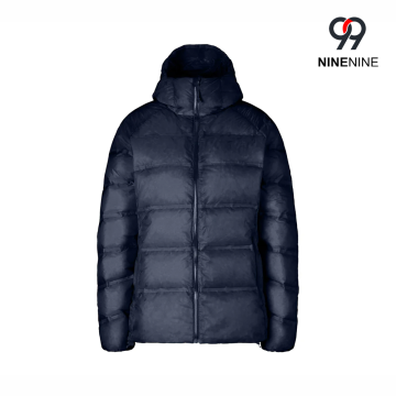 Ultralight Packable Down Hooded Jacket for Women