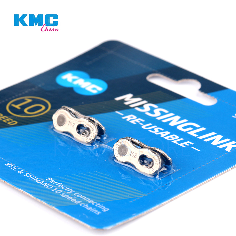 KMC original 2 pair Bicycle Chain Link Missing Link 6/7/8/9/10/11/12 speed bicycle quick magic button