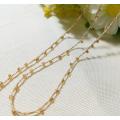 1M Gold Lace Crystal Beads Sequin Fabric Beaded Trim Ribbon DIY Sewing Applique Collar Cord Wedding Dress Guipure Decor YU21