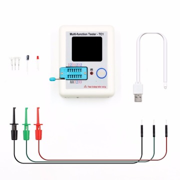 2017 Transistor Tester TFT Diode Triode Capacitance Meter LCR ESR NPN PNP MOSFET LCR-TC1 3.5inch TFT transistor tester