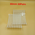 White 30mm 30pair