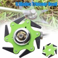 65Mn 6 Blades Cutter Head Grass Trimmer Brush Grass Brush Cutting Head Garden Power Tool Accessories for Lawn Mower