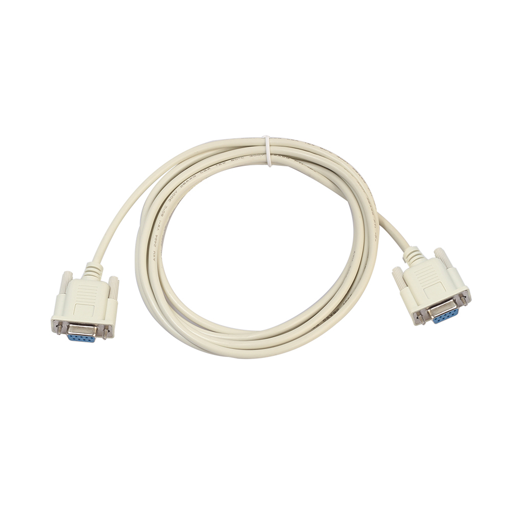 Universal 1.5/3/5M F/F Serial RS232 Null Modem Cable Female to Female DB9 FTA Cross Connection 9 Pin COM Data Cable Converter