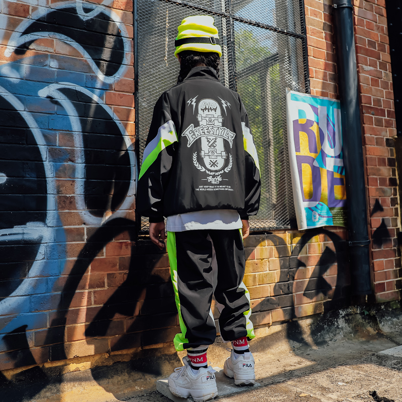 Kids Hip Hop Costumes boys Street Dance Clothes jacket Pants Modern Stage Performance Wear Children Cheerleading Outfit DQS3493