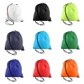 Portable Drawstring Bag Oxford Students Backpack Waterproof Sports Riding Backpack Gym Drawstring Shoes Clothes Organizer Pack