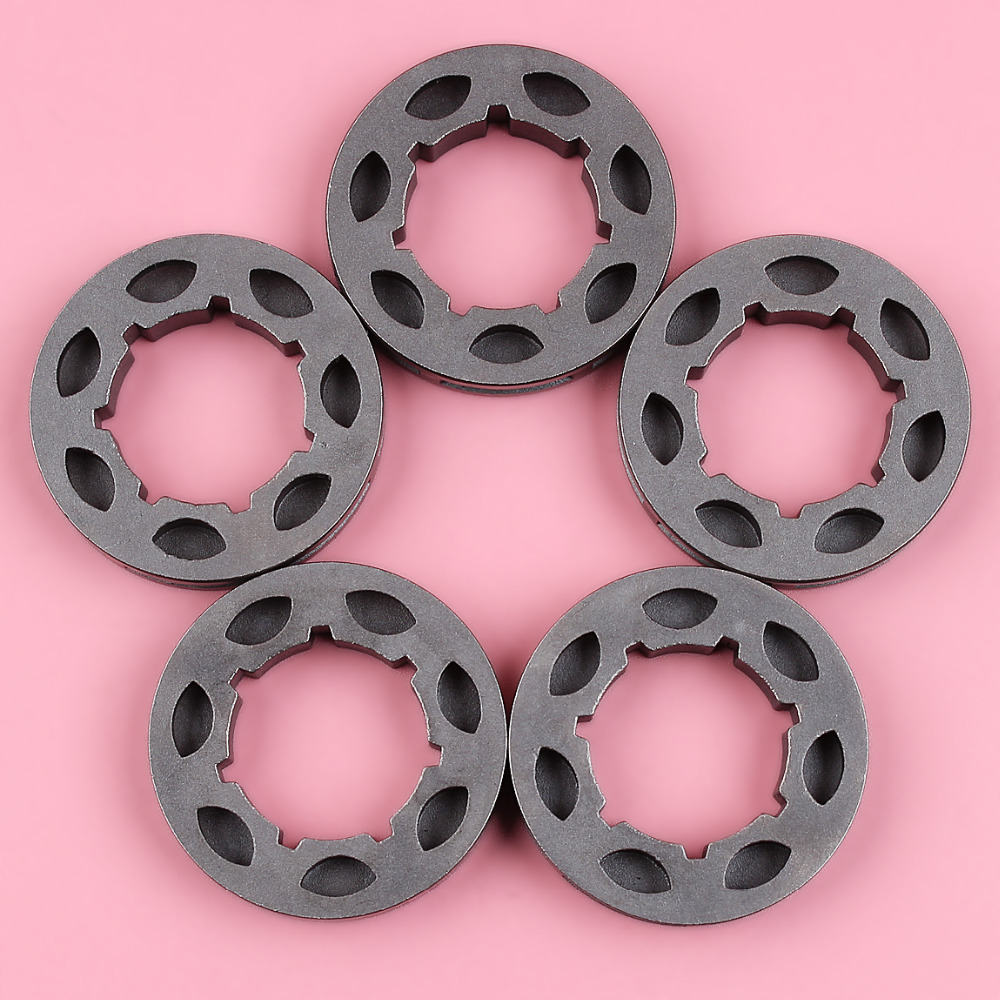 5pcs Sprocket Rim For Stihl 028 034 Super 029 036 039 MS290 MS310 MS360 MS390 Chainsaw 3/8 Pitch 7 Teeth ID 19mm Small Spline