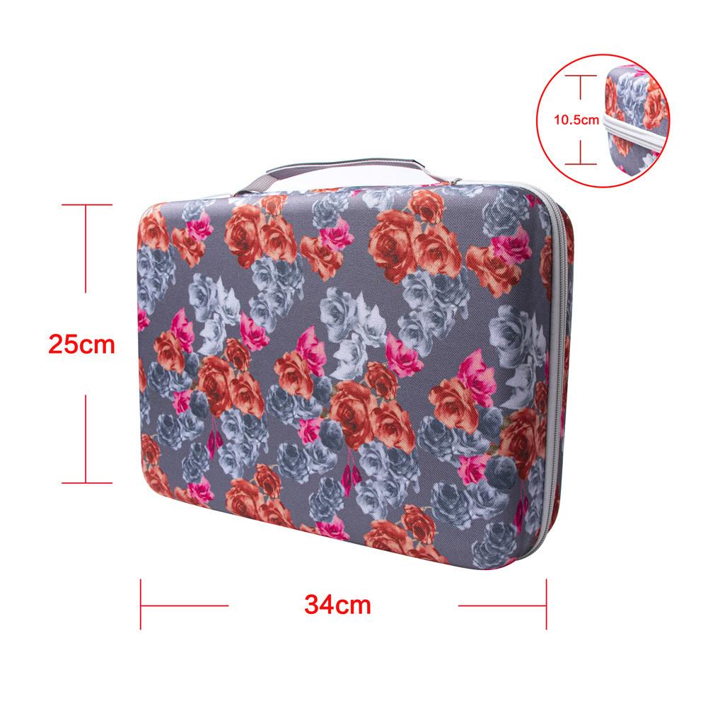 70 Slots Essential Oil Bag Nail Storage Case Portable Makeup Perfume Storage Box Essential Oil Bottle Organizer 15ML 40a