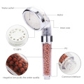 LED SPA Shower Head Pressurized Sprinkler Water Saving Temperature Control LED Anion Shower Water Faucet Tap Heads For Bathroom