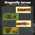 D1 Larva worm fishing soft lure100mm/6.1g Silicone Artificial bait Swimbait Plastic for bass pike sickle tall Fishing Wobblers