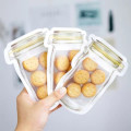 10 Mixed Mason Bottle Ziplock Bags Portable Sealed Transparent Food Storage Bags Hot Sale Reusable Freshness zero waste C0
