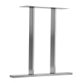 Industrial style welded stainless steel table legs