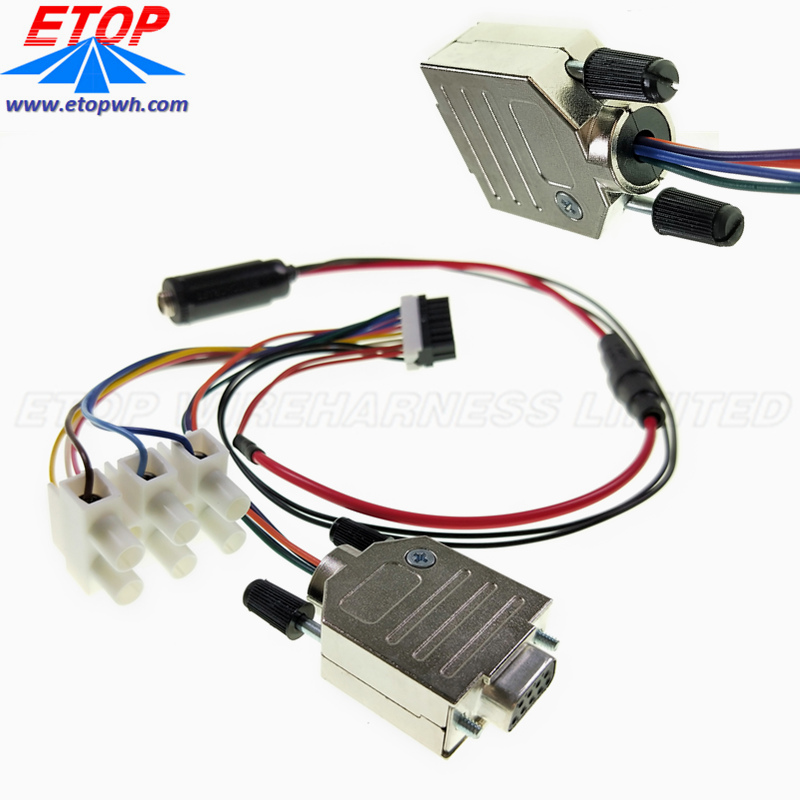 stainless steel casing DB connector cable