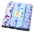 76*76 4Pcs/Lot Muslin Cotton Flannel Baby Swaddles Soft Newborn Blankets Baby Diapers Baby Swaddle Wrap Stroller Cover Play Mat