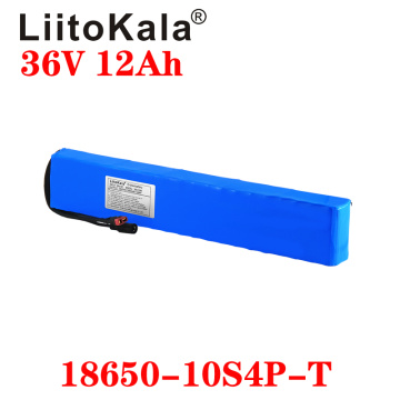 LiitoKala 36V 12ah electric bicycle battery pack 42V 18650 Li-Ion Battery 500W High Power and Capacity 42V Motorcycle Scooter